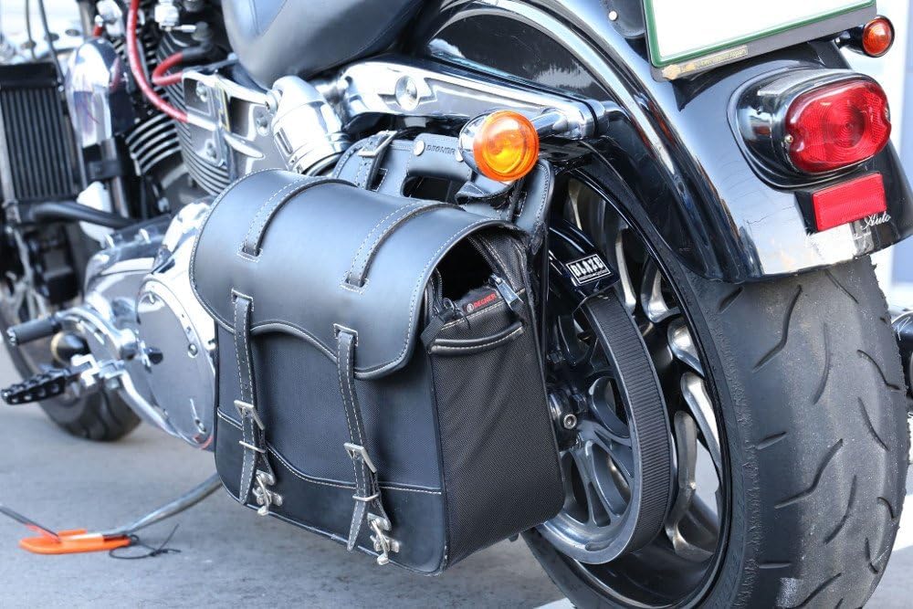 Kijima Bike Parts Podpěra tašky na sedlo Ocel Lze použít s DHW FXDL typ pro levou stranu Černá ('06-'17) Vše v jednom HD-08009