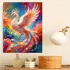 Shiny Pearl Elegant Phoenix Bird DIY Painting Creative Bead Art Craft Household Wall Decoration Nice Present For Art Hobbyists Home Ornament Decor