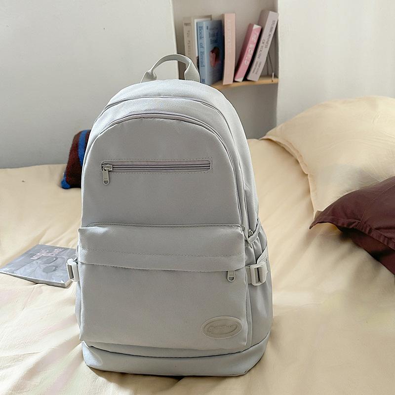 New Japanese school bag ins niche versatile simple large-capacity backpack junior high school student casual computer backpack