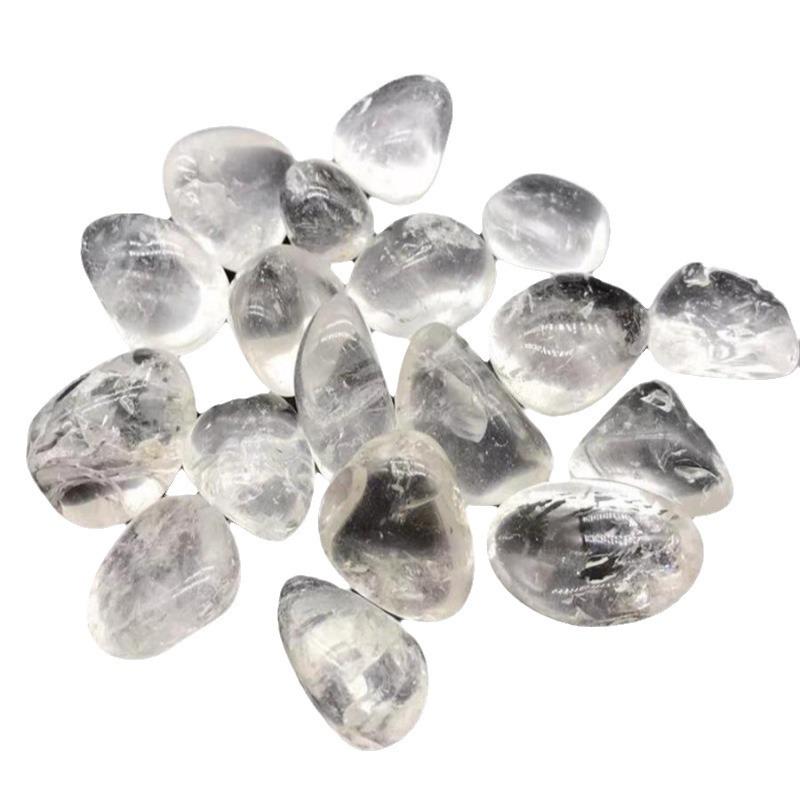 Natural White Crystal Large Tumbled and Raw Stones for Diffusers and Incense