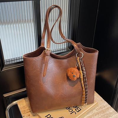 Bag Women's Large-capacity New Casual Versatile Shoulder Shopping Bag Commuter Tote Bag