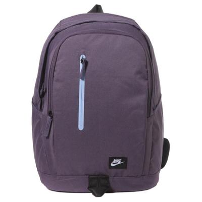 Polyester Backpack Regular Unisex Light Purple Casual BA4857-539