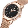 WWOOR Women Watch Luxury Diamond Dress Watch For Women Waterproof Ladies Quartz Bracelet Wristwatch Gift