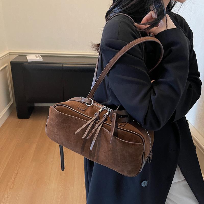 Retro Bag Women's Large Capacity 2025 New Autumn and Winter Versatile Casual Shoulder Underarm Bag Work Commuter Pillow Bag