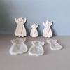 Heat Resistant Silicone Candle Mould With Girl Angelic Embossing for Handmade Gift Party Decoration