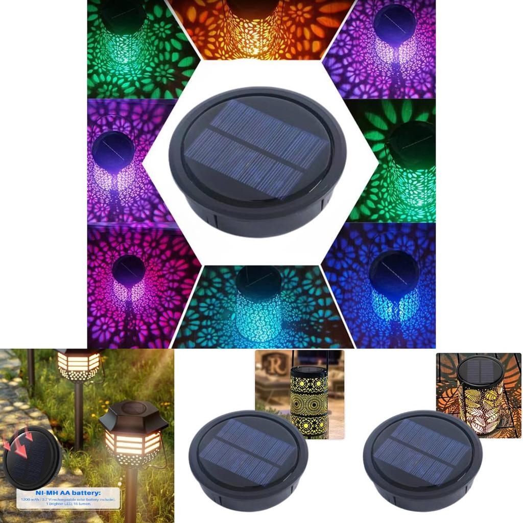 Licht Solar Ersatzoberteil Lithiumbatterie Außenhofzubehör Beleuchtung