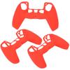 3Pcs Game Gamepad Handle Silicone Case Protective Sleeve Accessory for PS5 Game Console