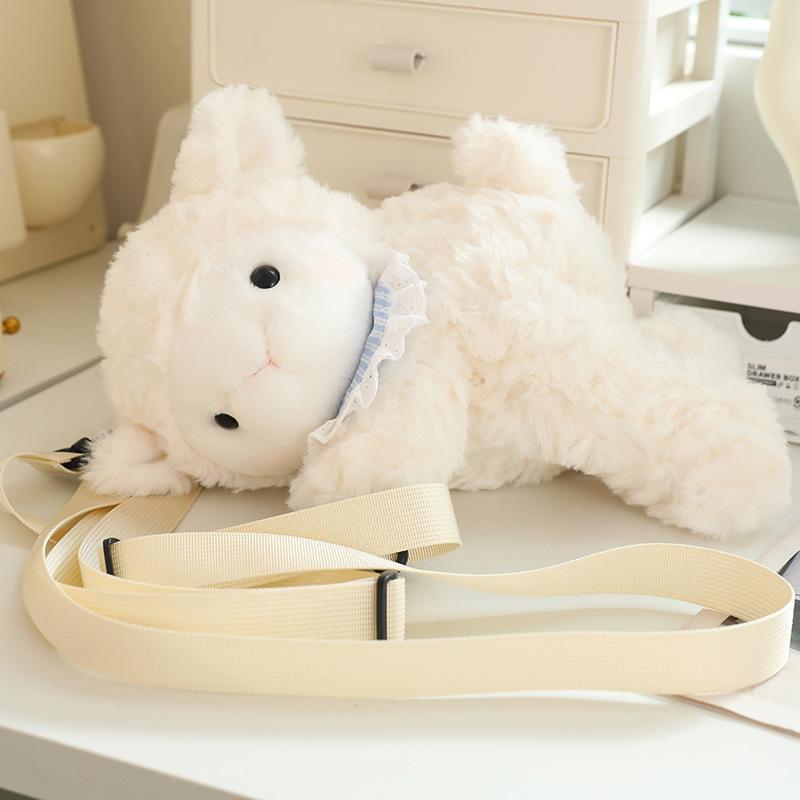 Spring Paradise Genuine Cartoon Bear Backpack Female Cute JK Girl Backpack Doll Plush Small School Bag