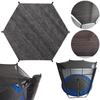 6/8/10ft Trampoline Cover Anti-UV Trampolines Sunshade Accessories Waterproof Trampoline Roof for Outdoor Backyard Playground