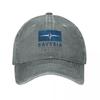 Bavaria Yachts Blue Silver Logo Baseball Caps Snapback Denim Fabric Hat Outdoor Adjustable Casquette Hip Hop Baseball Cowboy Hat