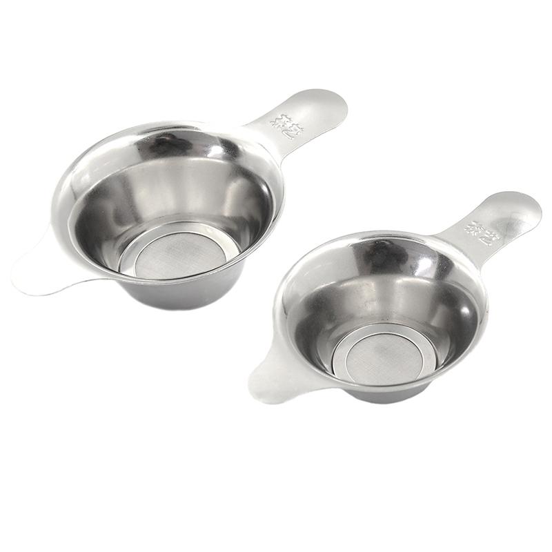 Fine Mesh Tea Strainer Filter Sieve Stainless Steel Tea Strainers Leaf Teapot Spice Filter Kitchen Accessories 2Sizes