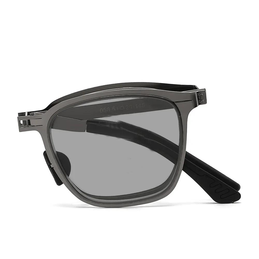 Unisex Fashion Square Blue Light Blocking Presbyopia Sun Glasses Luxury Folding Far Sight Eyeglasses Finished Hyperopia Glasses