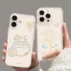 Line Table Lamp for Apple 16 Mobile Phone Case for IPhone15promax Cartoon 14plus New Style 13 All Inclusive 12