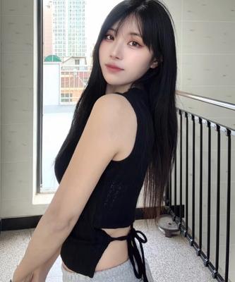 CATTLINE Back Ribbon Sleeveless Knit Black