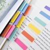 VANRA Sticky Index Strong Large 6 540 Cute Morandi Office Business Notes, Film, Tabs, Transparent, Writable, Adhesive, Size, Colors, Sheets, Colors,