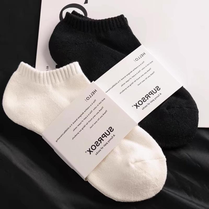 BMW Sports Socks, Boat Socks, Men and Women's Same Style Pure Color Cotton Socks, Men's Socks, Deodorizing Filter, Sweat-absorbent, Spring & Fall Thin