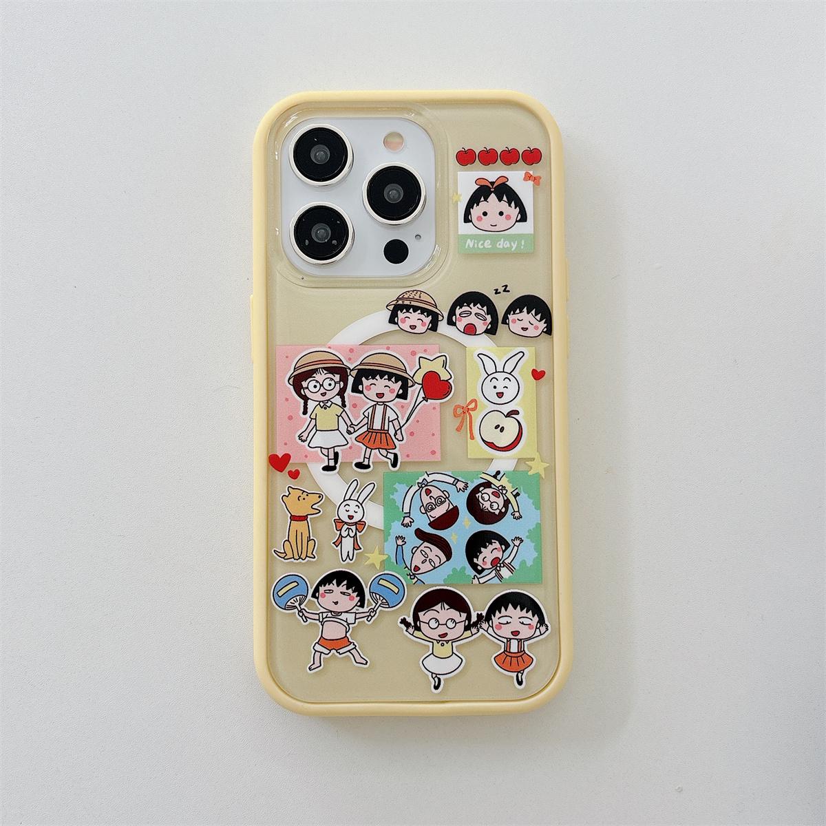 

Phone Case For iPhone 16 15 14 13 Pro Max New Cute Cartoon Fashion Girls fundas Protective cover iphone 15 case For iPhone 16 Pro Max