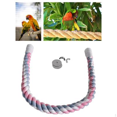 Bird Rope Perch Cage Toy Parrot Climbing Standing for Cockatiels