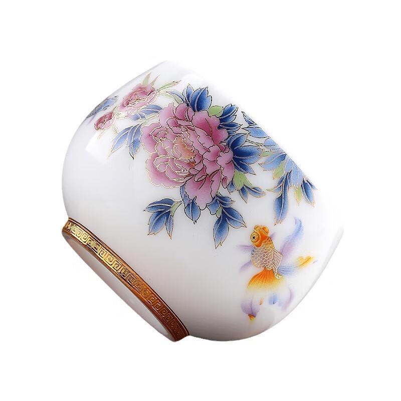 Chaxun Mutton Fat Jade Porcelain Tea Tasting Cup