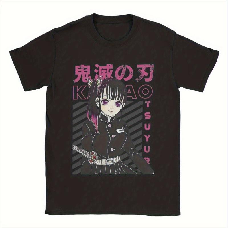 2025 Summer T-shirt Kanao Tsuyuri Devil Killer T-shirt Peripheral Print Men's and Women's Trend Tops