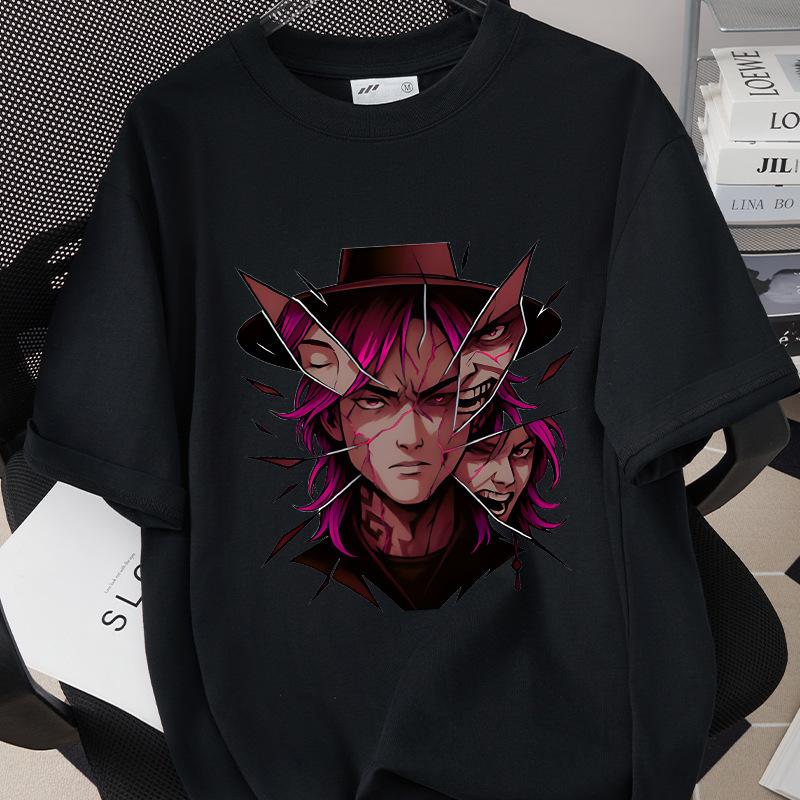 Kpop Korean Wave Witch Hunt Printed Short Sleeved T-shirt