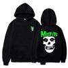 2024 Unisex Thin Cotton Pullover Hoodies Simple Casual Tops New Spring Autumn Clothes The Misfits Print Long Sleeve Hoodies