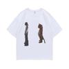 Funny Destroy Lonely Standing Cat Graphic T Shirt Men Women Oversized Pure Cotton T-shirts Opium Playboi Carti Ken Carson Tshirt