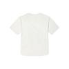 Timberland Letter Pattern Printed Round Neck Short Sleeve T-Shirt Women Tops Vintage-White A41TR-CM9