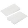 49*29*6.5mm 8pcs Toilet Shims High-quality Soft Plastic White
