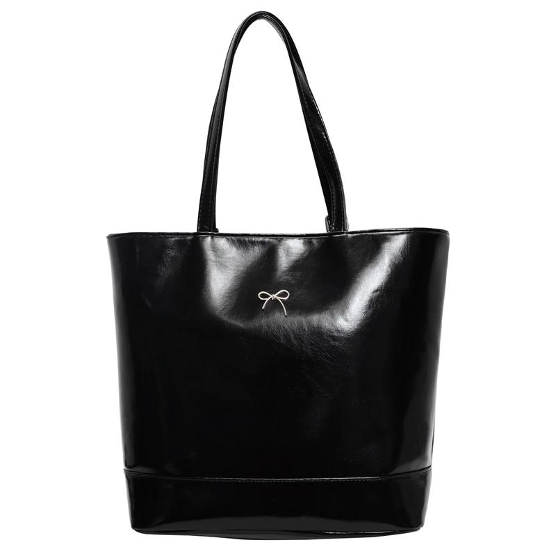 

Сумка через плечо из искусственной кожи с дугой, однотонная, на молнии, универсальная, модная, мягкая, простая, женская сумка через плечо