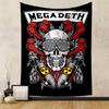 Megadeth Tapestry Wall Hanging, Heavy Metal Band Album Poster Art, Rock Wall Decor for Bedroom Living Room Dorm