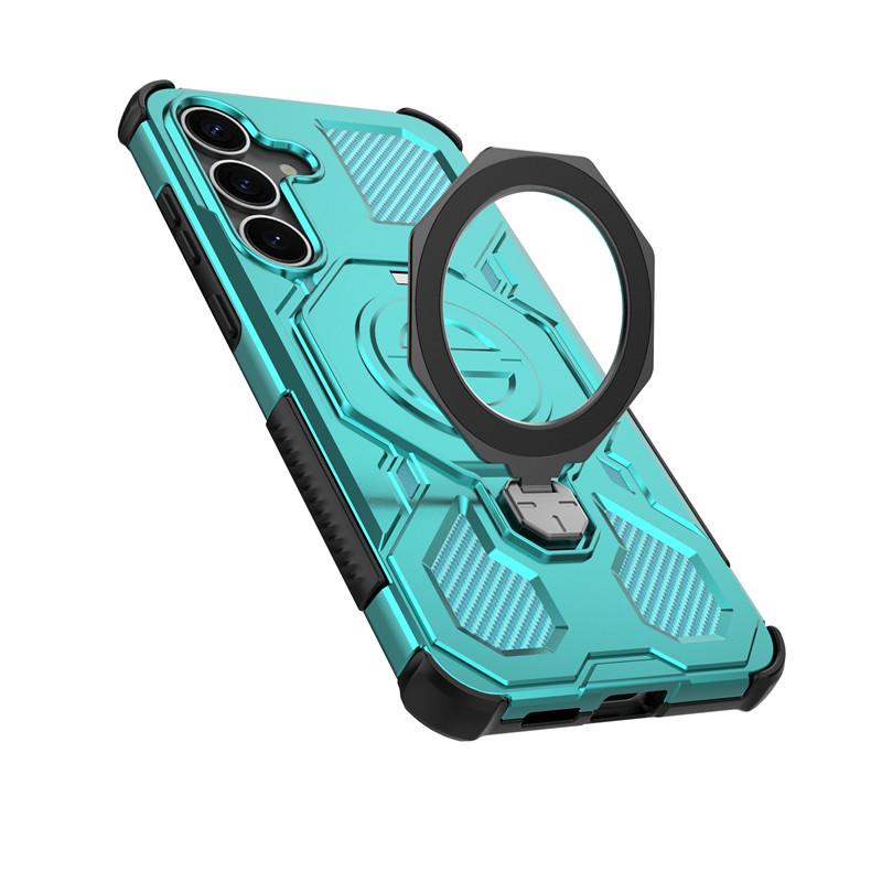 For Samsung Galaxy S25 Plus Case Samsung S25 Plus Cover Holder Magnetic Wireless Charging Protective Phone Case For Samsung S25+