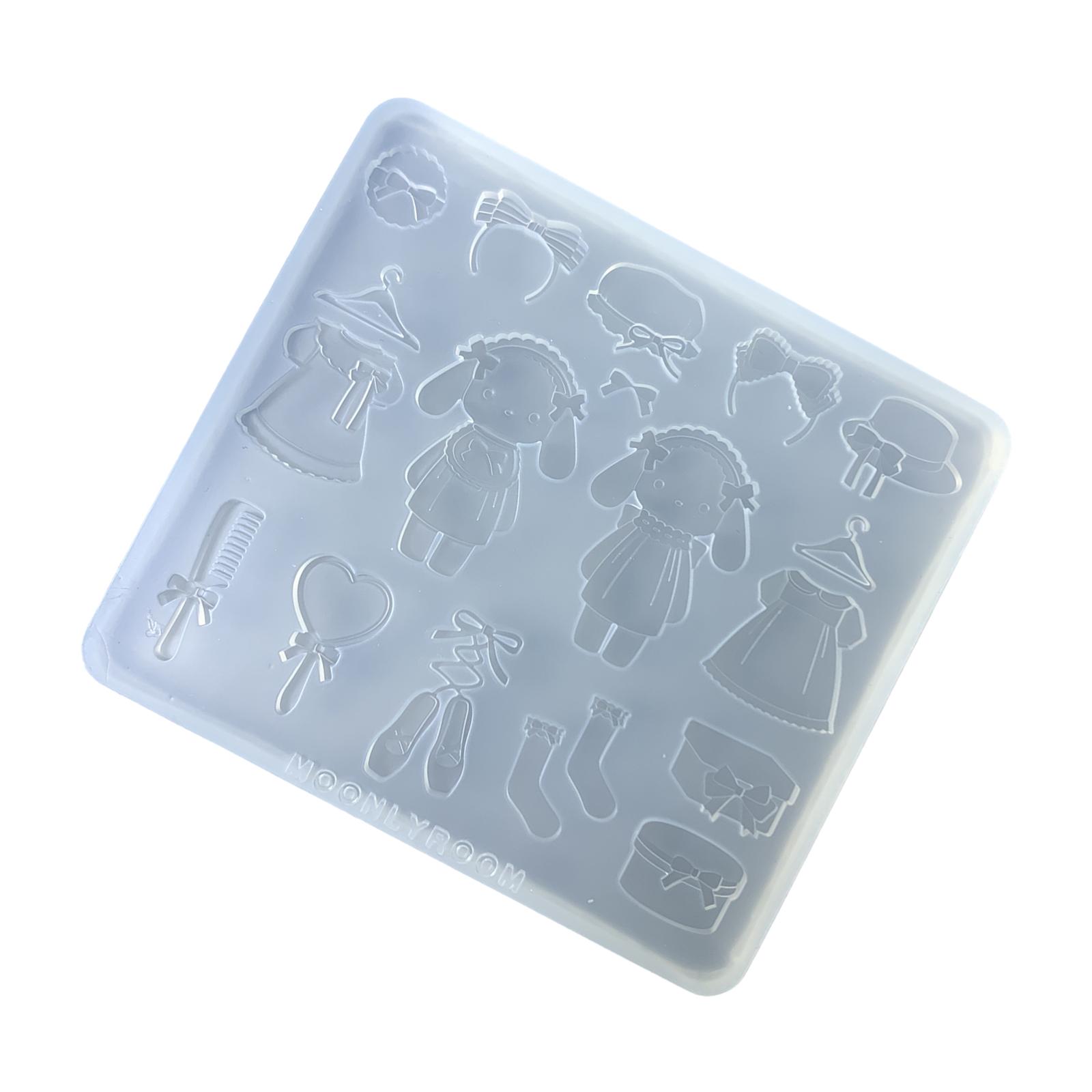 

Практичные аксессуары для рукоделия Удобный набор силиконовых форм для создания различных поделок и проектов по изготовлению украшений ручной работы