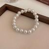 High-quality Resin Imitation Pearl Beaded Stacked Bracelets for Women Temperament Bride Bridesmaid Wedding Accessory Jewelry
