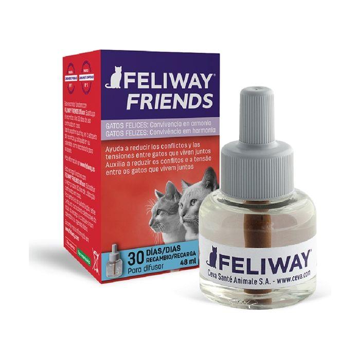 Antikonfliktmiddel for katter - FELIWAY - Friends - 48 ML - Reduserer konflikter - Naturlig løsning