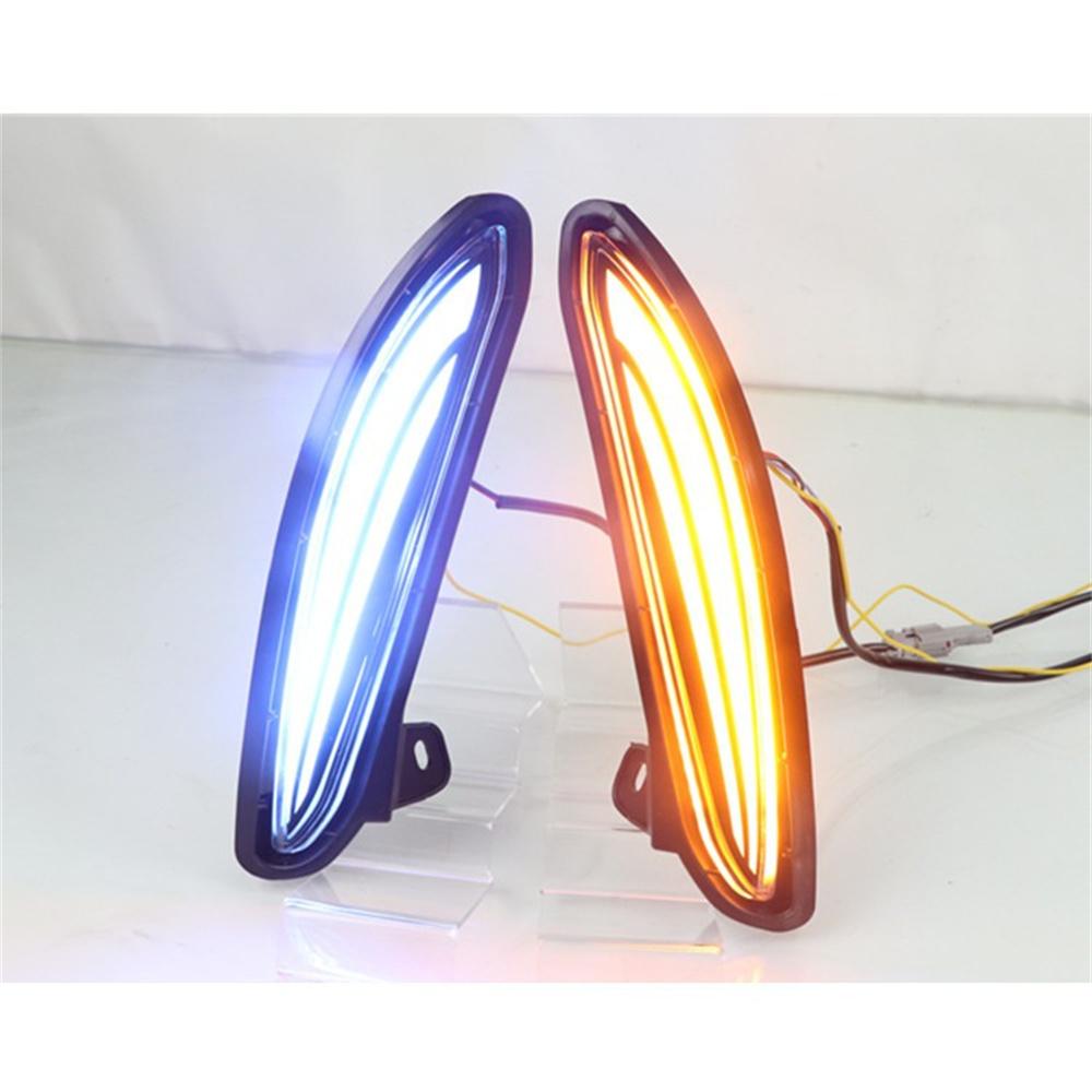 2Pcs Daytime Running Light LED Front Fog Lamp DRL For 21-22 Toyota Venza HARRIER