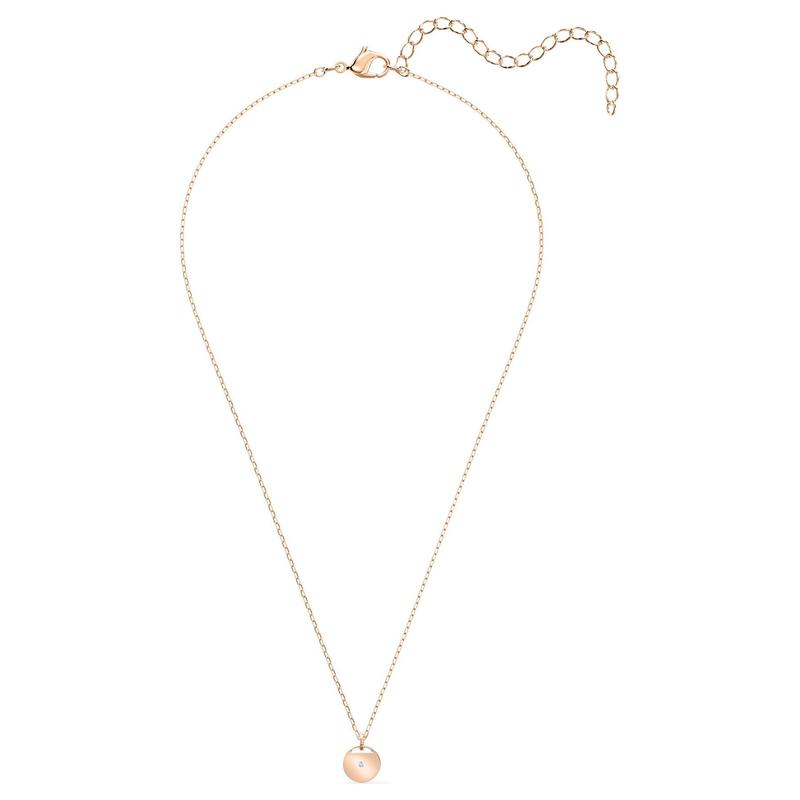 Swarovski Ginger pendant design necklace, same style for men and women, rose gold 5548069