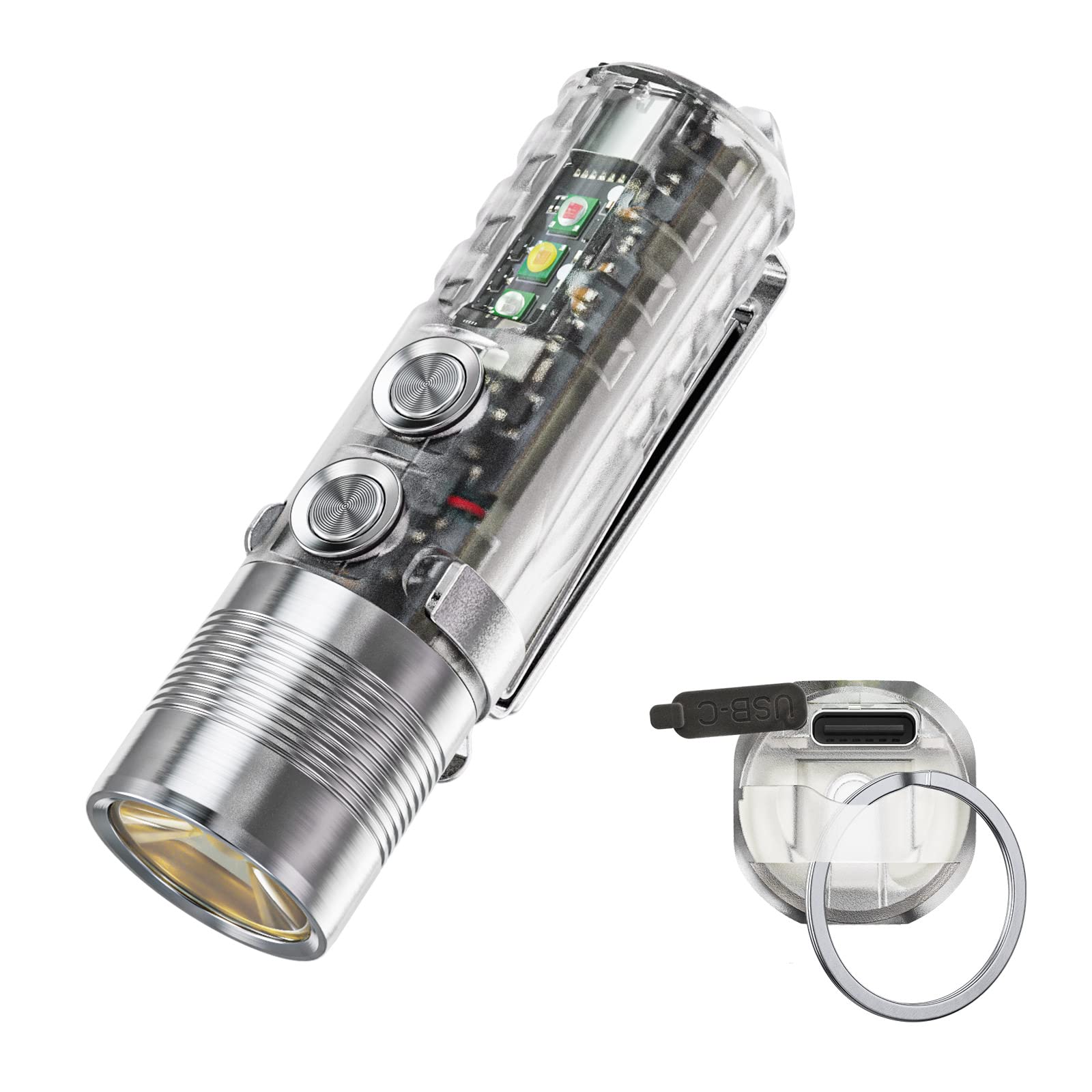 

RovyVon Aurora A28 2-й EDC 6500K Макс 1000 850 мАч Перезаряжаемый Мини Мгновенный Идеально подходит для Кемпинга и Пеших походов USB-C Фонарик, Светодиод, Люмены, Фонарик,