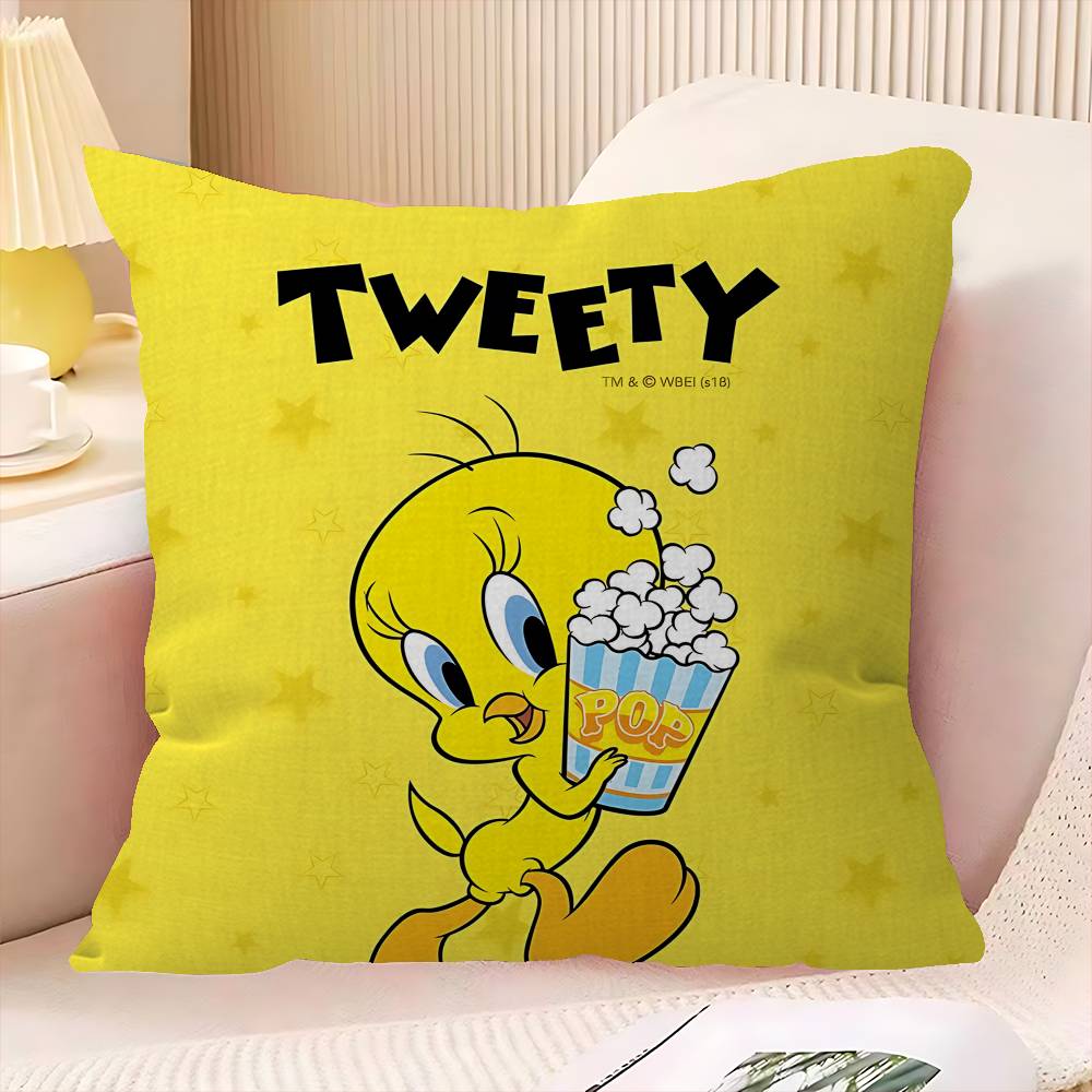 Cartoon TTweetys Bird Personalized picture text home decorative pillows Household Gifts xcm