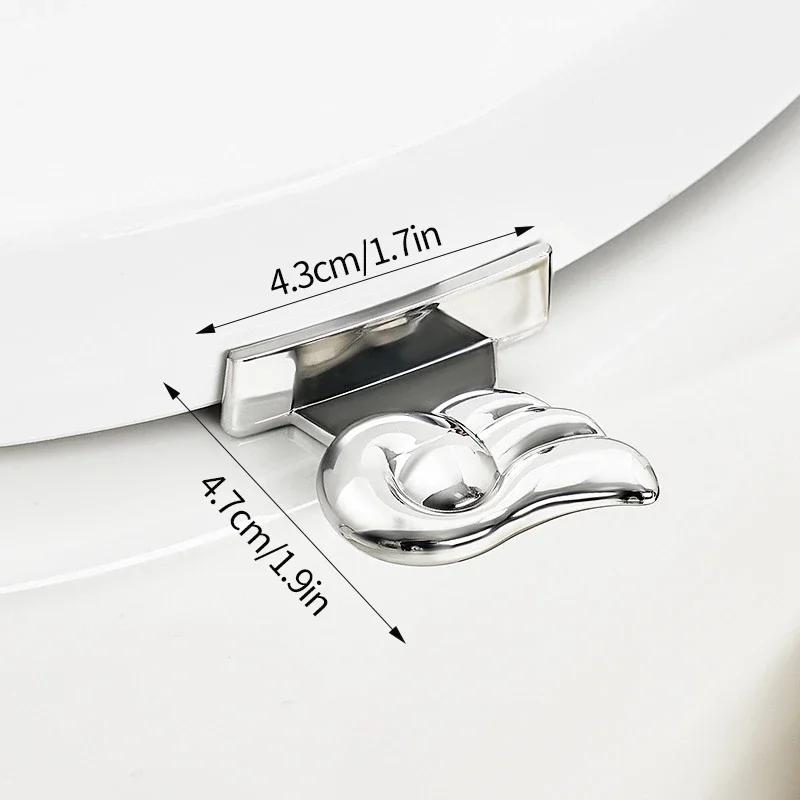 Creative Toilet Lid Lifting Anti Dirty Toilet Opener Cabinet Door Handle Multifunction Hook Storage Rack Organizer Self Adhesive