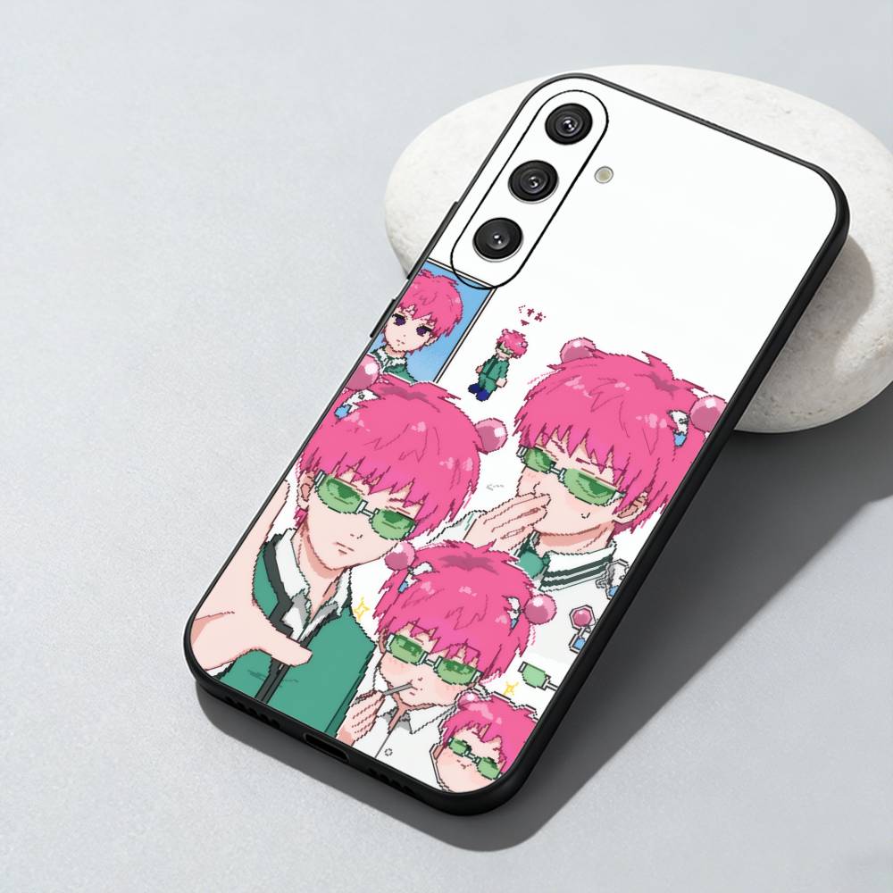 Saiki-K k-Kusuo Anime Phone Case For Samsung Galaxy A73,A72,A71,A70,A52,A51 Others Soft Black Cover