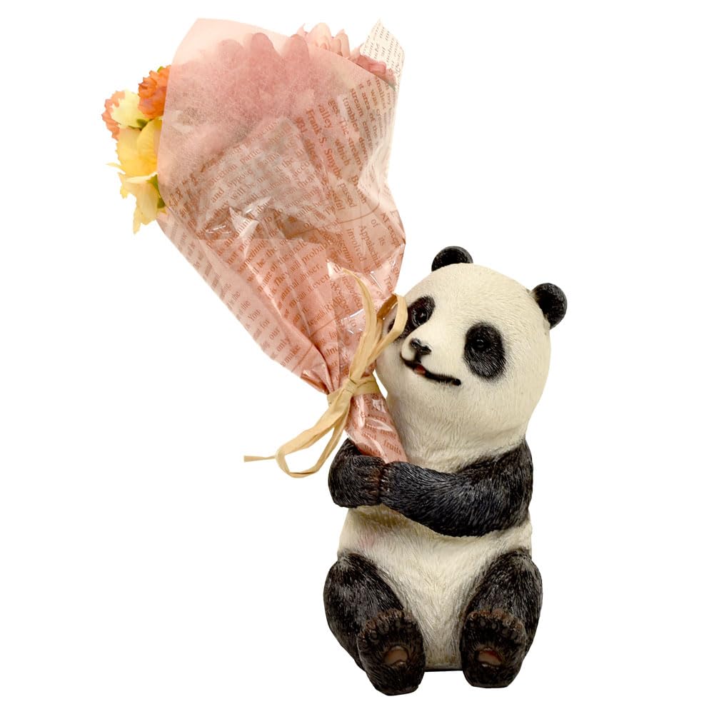 

Mignon Bouquet Animal Decorative Ornament for Mother s Day, CT Catalyst, Deodorizing and Antibacterial, Animal Ornament, Panda