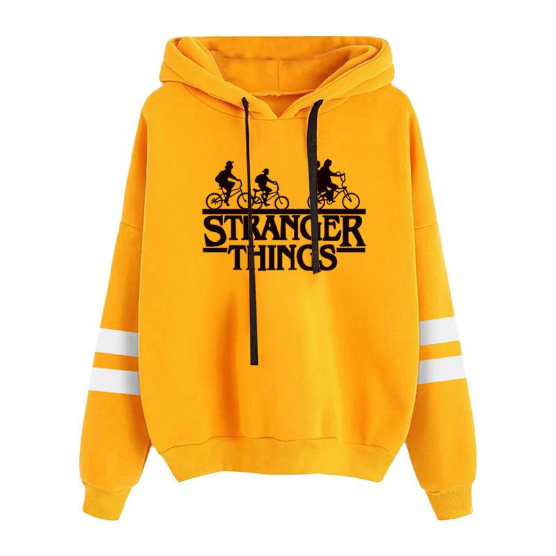 Women Loose Fleece Hooded Sweatshirt Ladies Casual Long Sleeve Pullover Hoodies Tops for Student