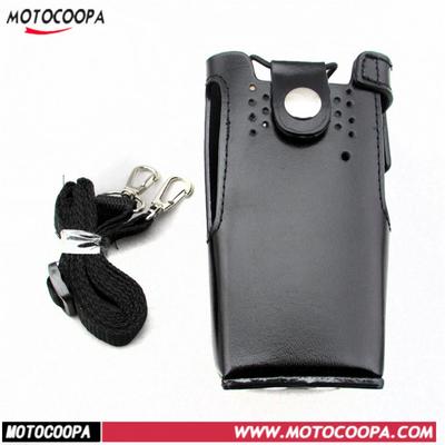 Leather Walkie-Talkie Case for Motorola Models GP328/GP340/HT750/HT1250/EP450
