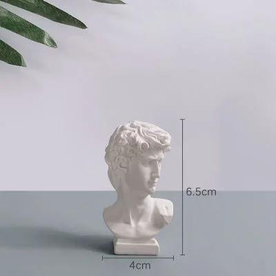 

New Ins Nordic David Vase Hydroponic Vase Ornaments Flower Pot Makeup Brush Storage Bucket Photo Props Vintage Home Decoration