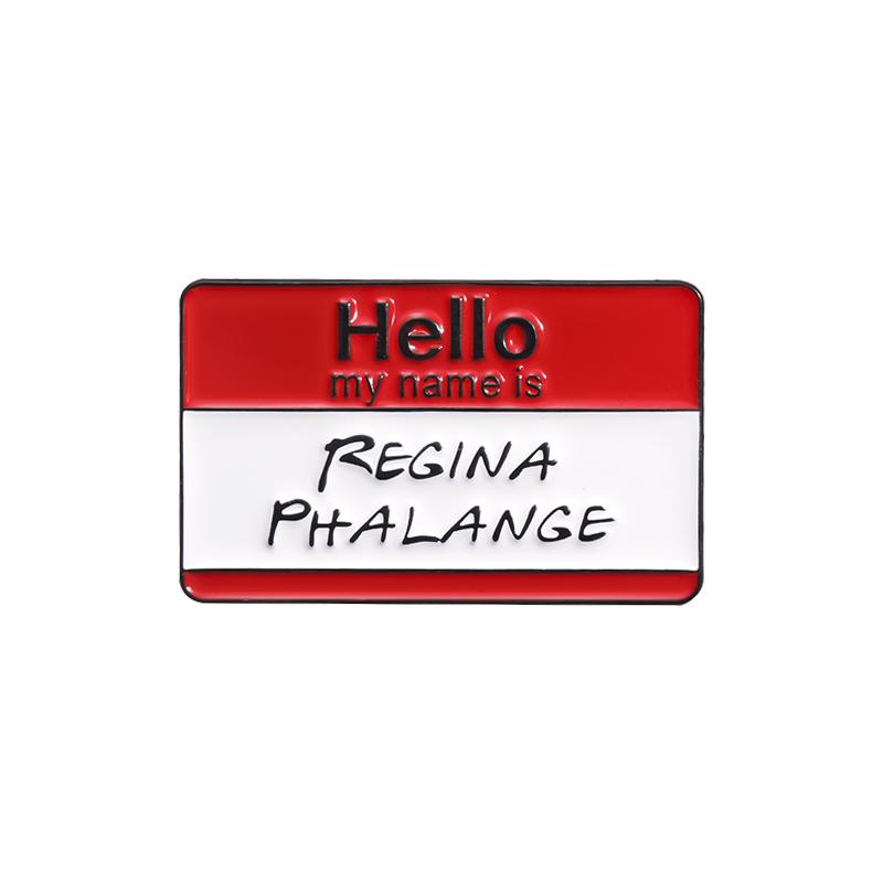 

Привет Меня Зовут Этикетка Эмалевые Значки На Заказ Мультяшные Комедийные Кино Броши Значки на Лацкан Забавная Бижутерия Подарок для Друзей