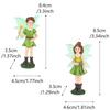 2Pcs Funny Fairy Boy And Girl Statue, Fairy Garden Accessories, Resin Sculpture For Micro Landscape Flowerpot Lawn Yard Garden