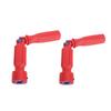 2PCS Toilet Seat Remover Tools Ergonomic Non Slip Texture Handle Rotation Design Toilet Seats Removal Wrench