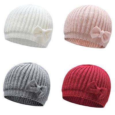 Winter Warme Babymütze Niedliche Bowknot Baby Jungen Mädchen Mütze Beanie Weiche Säuglingskleinkind Gehörschutz Mütze Motorhaube