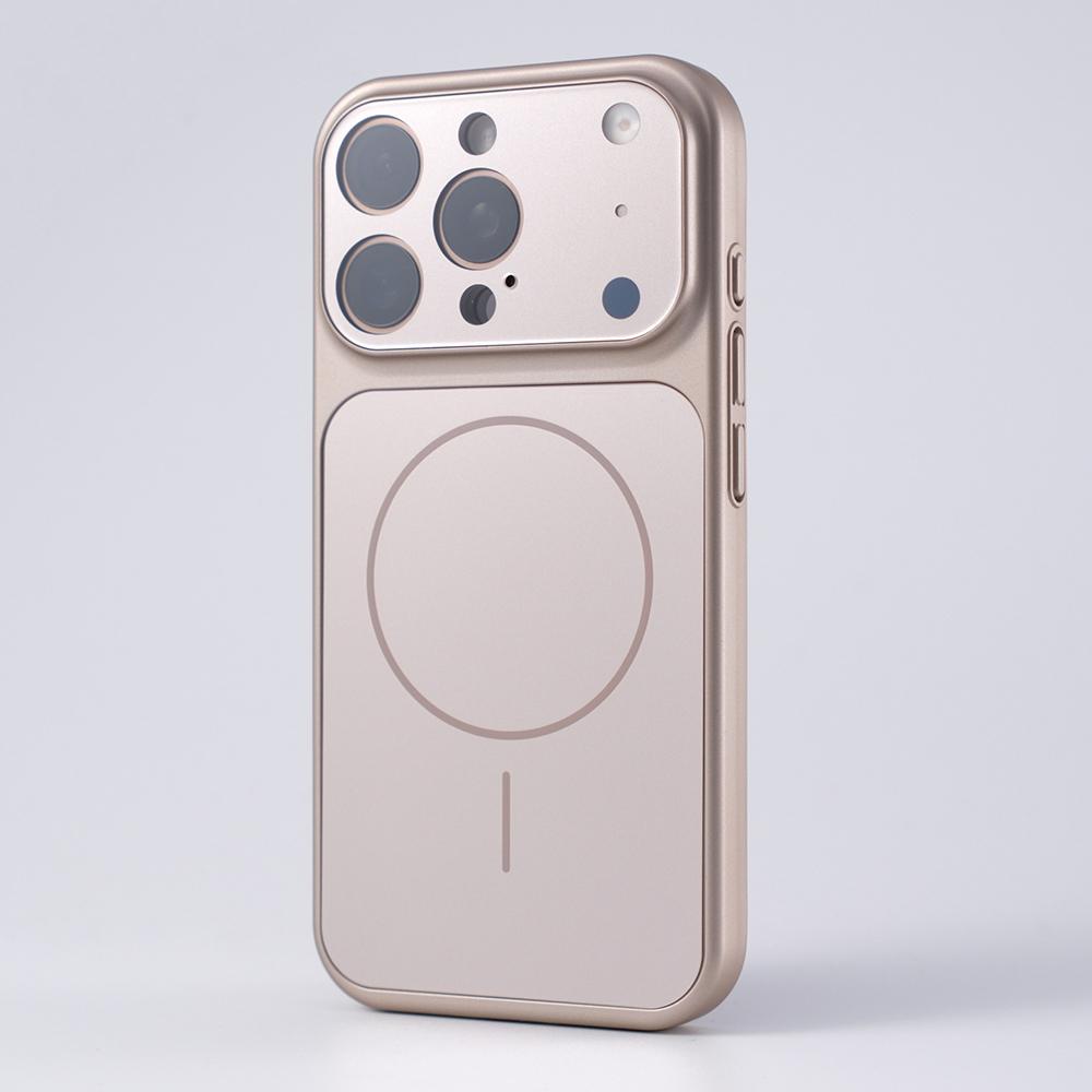 Luxury Plating Matte Glass Camera Protect Phone Case For iPhone 17 16 15 14 13 Pro Max 17Pro 17 Air For Magsafe Magnetic Cover